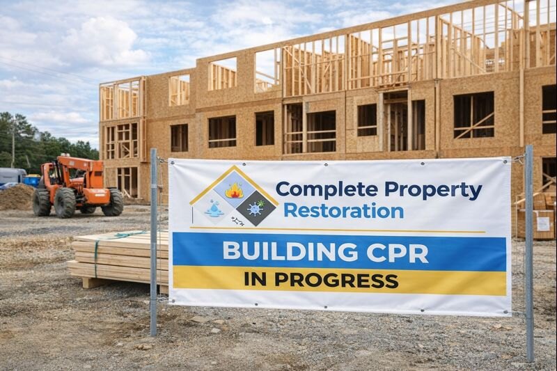 Complete Property Restoration construction project